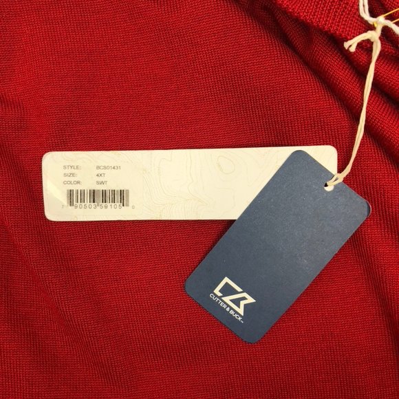 Cutter & Buck Men's Douglas V-Neck Washable Wool - Picture 3 of 7